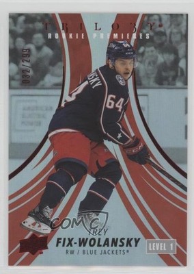 2022 Trilogy Premieres Red 32/299 Level 1 Trey Fix-Wolansky #103 Rookie RC 03uh