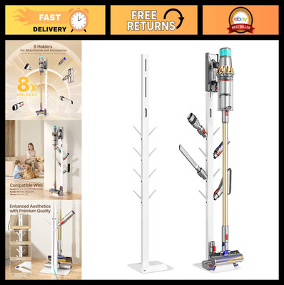Cordless Vacuum Cleaner Stand Holder for Dyson V6 V7 V8 V10 V11 V12 V15, 8 Hooks