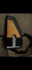 Chromaharp Autoharp Natural Finish Brown Black with Strap and Chord Bars