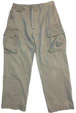 Vintage Polo Ralph Lauren Cargo Pants 36 x 30 RL67 Utility Military Chino Tan