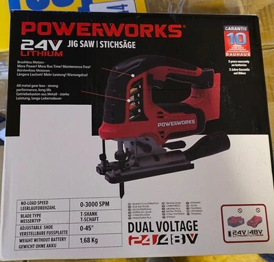 Stichsäge Powerworks 24 V