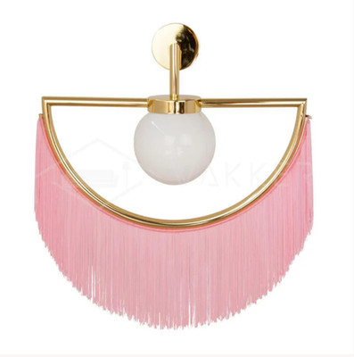 Wink Tassel Wall Sconce - Light Pink - Open Box