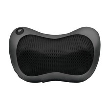 Shiatsu Pillow Massager for Neck, Shoulder, and Back with InfraRed Heat, Black