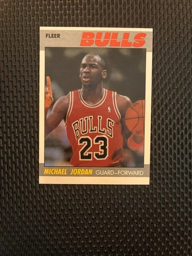 1987 Fleer Michael Jordan Authentic Clean 2nd Year