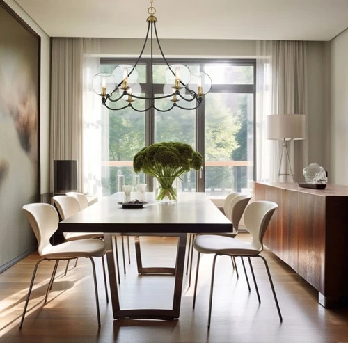 Minka Lavery 5066 Kearney Park 6 Light 29"W Vantage Chandelier - Coal / Soft - Picture 6 of 11