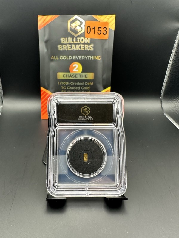 Bullion Breakers 1 Grain .999 Fine Gold ICG CERT 🔥