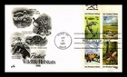 US COVER PROTECT WILDLIFE HABITATS FIRST DAY ISSUE ZIP BLOCK ARTCRAFT