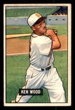 1951 Bowman Baseball #209 Ken Wood VG