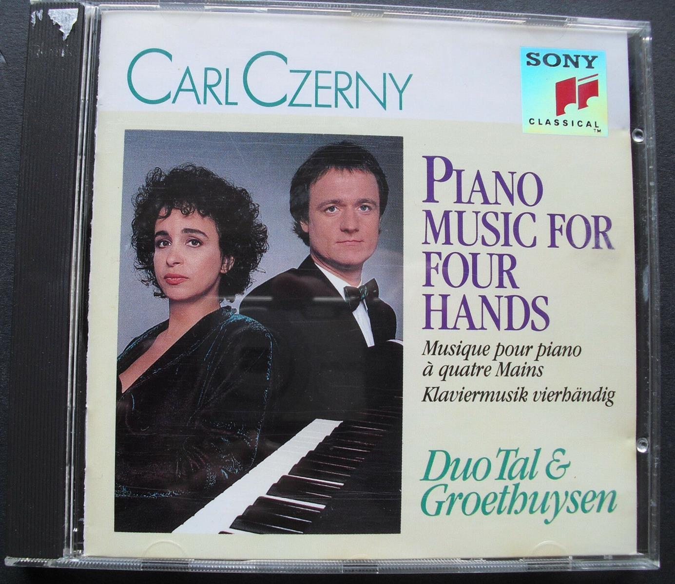 Ln) Czerny: Piano Music For Four Hands Duo Tal & Groetbuysen Sony 1991
