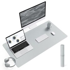 Non-Slip Desk PadMouse PadWaterproof PVC Leather Desk Table ProtectorUltra Th...