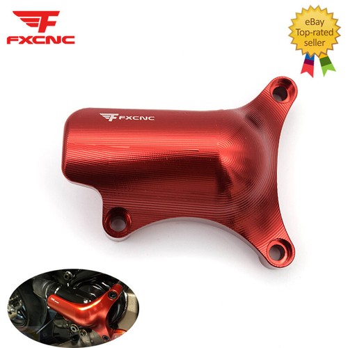 For duMonster 821 1200 2014-2016 Engine Waterpump Cover Guard Protector CNC Red - Picture 1 of 9