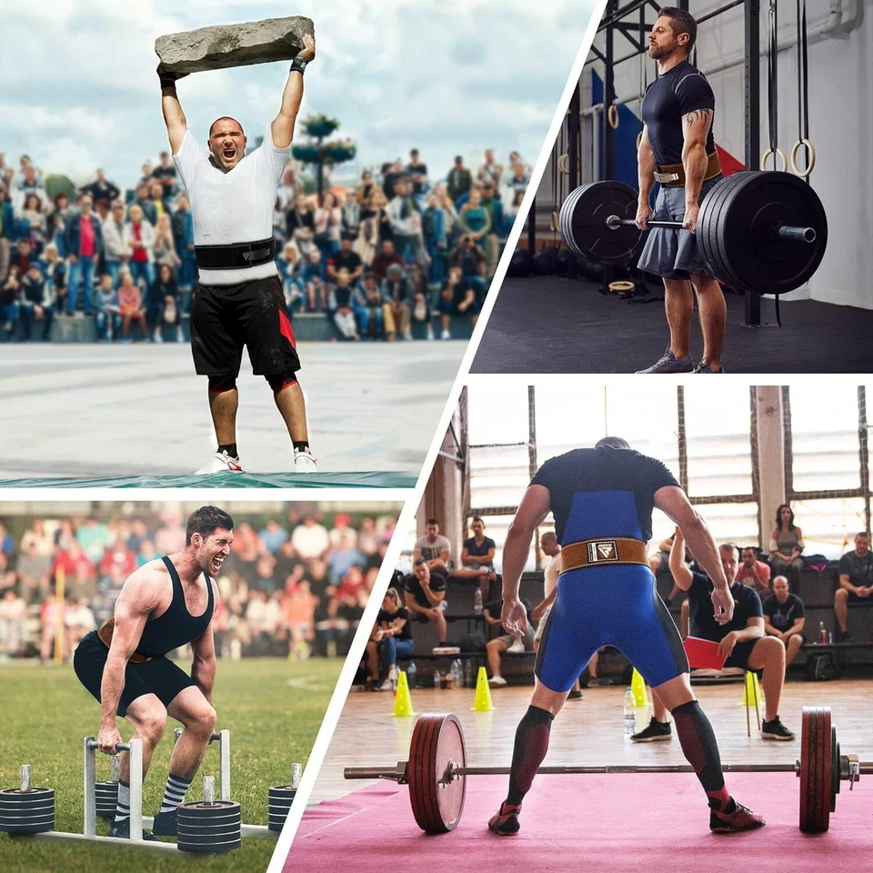 Ремень для тяжелой атлетики от RDX, 10 мм толщина 4 дюйма кожаный тренажерный ремень тренировочная пряжка рычага - Изображение 4 из 4