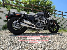 Échappement Complet Zard Inox Noir Euro5 Harley Davidson Nightster 975 2023