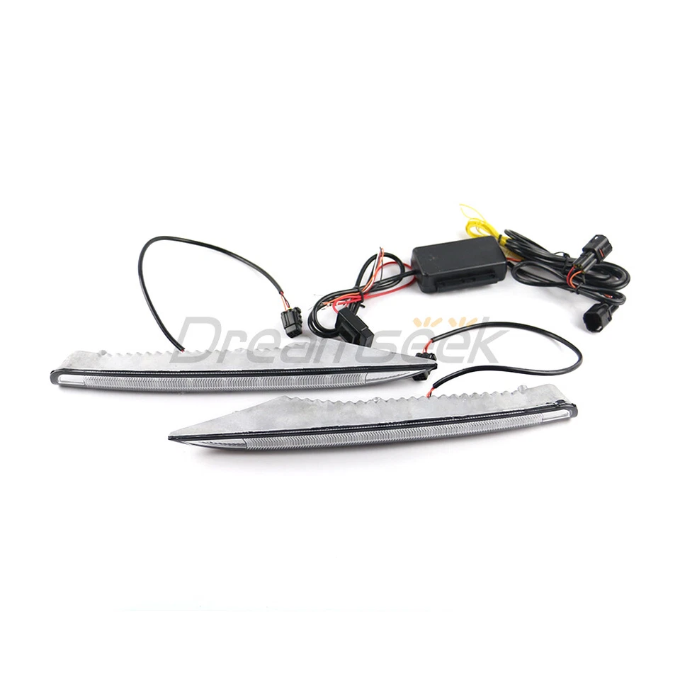 Lâmpada de neblina LED de 3 cores para Renault Koleos modelo facelift 2011-2014 luz do dia DRL - Imagem 2 de 4