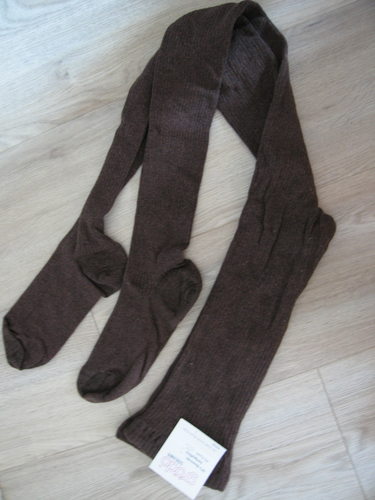 GRÖDO BIO Strumpfhose braun, Gr. 1 / 36 / 37 / 38, Neu, Feinstrick