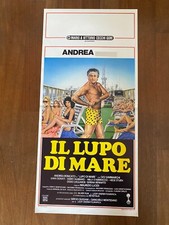 110S,Locandina,il LUPO DI MARE ,1987 GIGI ANDREA RONCATO Milly D'Abbraccio