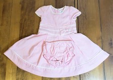The Children's Place 24M Pink Dress Bow Accent Paired with Pink Pullup