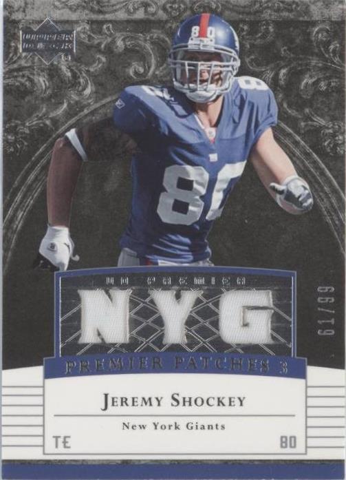 2007 UD Premier Jeremy Shockey #PP3-JS - 1 of 2