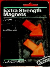 Aronson Extra Strength Magnets Red Arrow Perfect for Teachers 2pk