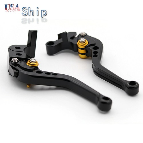 CNC Short Clutch Brake Levers For Aprilia DORSODURO 900 2017 2018 2019 2020 - Picture 2 of 8