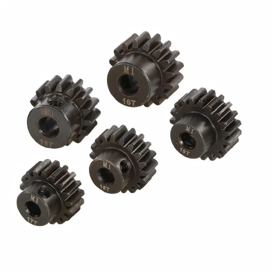 1x RC Motor Zahnrad Ritzel 13T - 26T Modul 1.0 Für 5mm Welle gehärtet RC Auto  - Bild 2 von 4