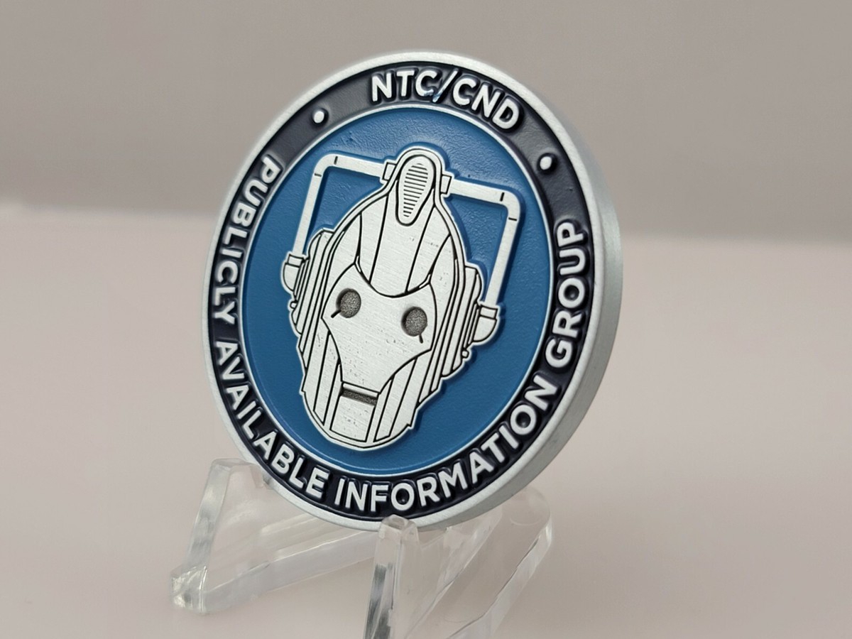 NTC CND Publicly Available Information Group Challenge Coin OSINT TECHIN  Serial# | eBay