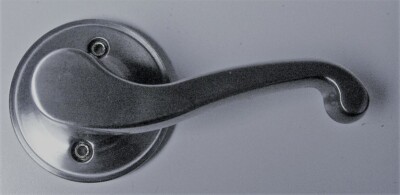 Schlage J-Series Lasalle Dummy Door Lever - Satin Nickel Non-Turning Handle For Double Doors