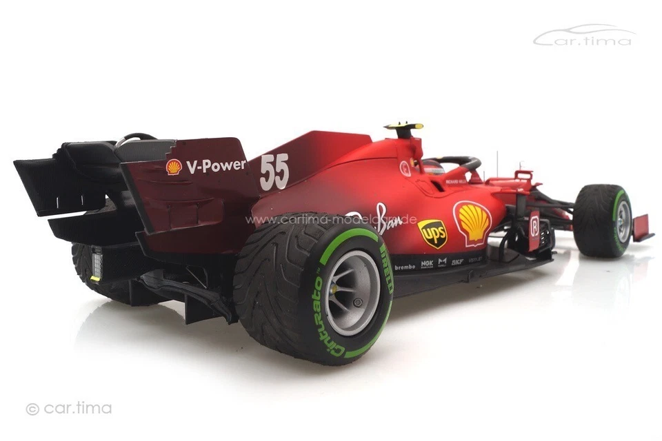 Ferrari SF21 GP Emilia-Romagna 2021 Carlos Sainz BBR 1:18 BBR211855 - Bild 4 von 4