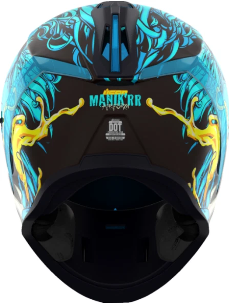 ICON AIRFORM Mips Manik'RR - Light Blue GLOW IN THE DARK SIZE LG - Image 3 of 4