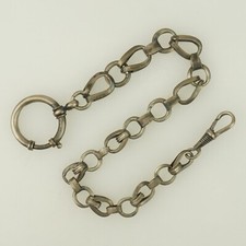 RARE Antique Silver Chain Pocket Watch for Men's fusee repeater tourbillon RAR