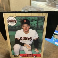 1987 Topps Baseball Card Jeff Robinson San Francisco Giants #389