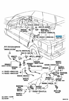 TOYOTA LAND CRUISER 80 91-97 LEXUS LX450 96-98 Genuine Fuel