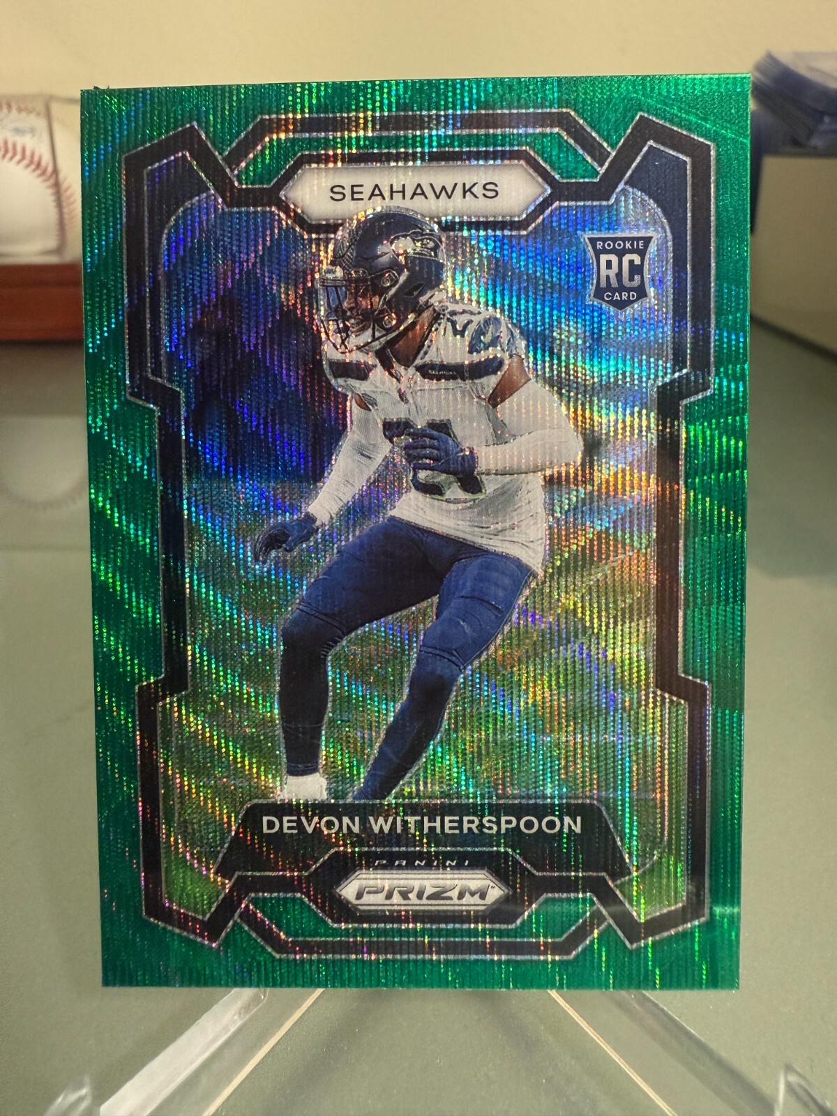 2023 Panini Prizm #389 Devon Witherspoon Green Wave Seattle Seahawks Rookie
