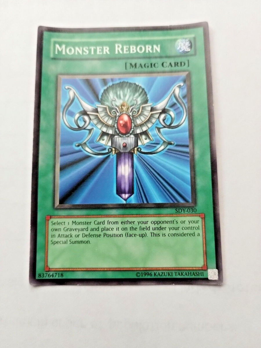 yugioh cards like monster reborn Yu-Gi-Oh! - (SDY-030) - Starter Deck Yugi - Unlimited Edition Placeholder Image Provided Someone really said Monster Reborn
