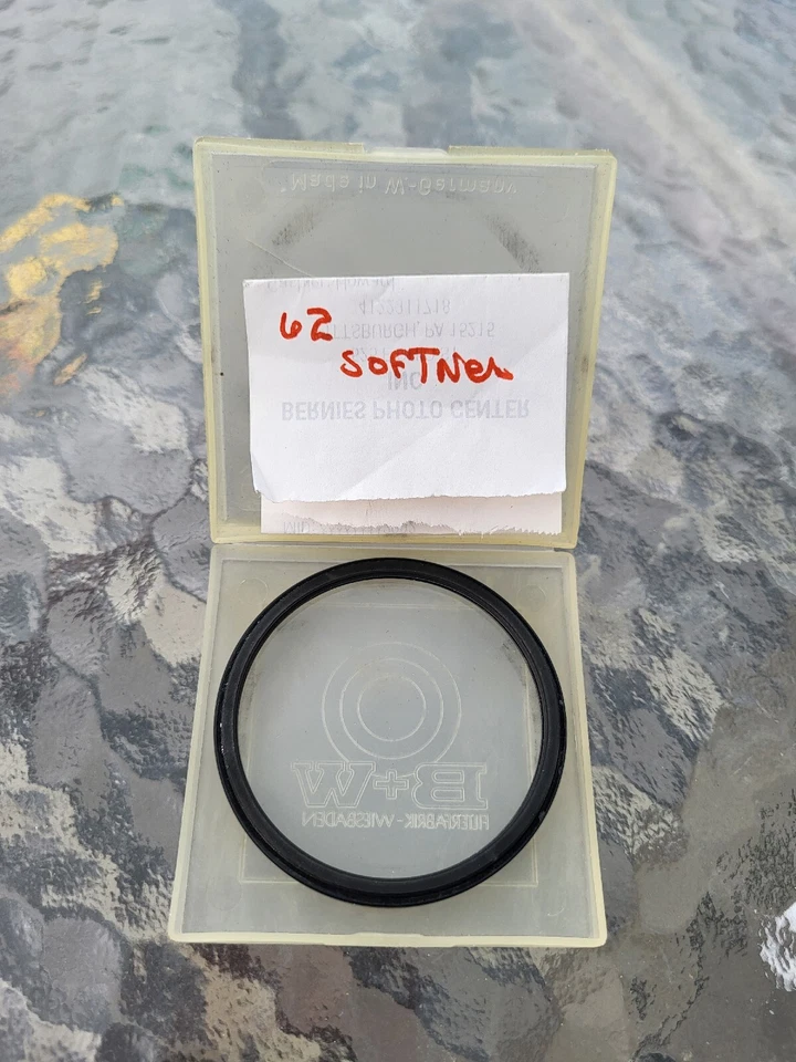 Schneider Kreuznach Proline B+W Camera Filter 62 E WZ 1 Made In Germany Used  - Image 2 of 4