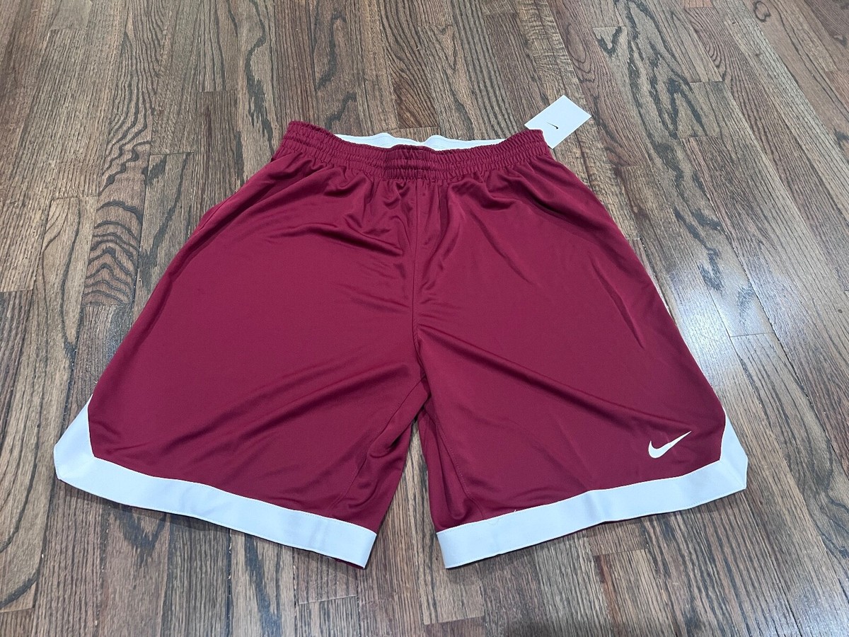 Nike Maroon White swoosh shorts Alabama Crimson Roll Tide football  basketball XL