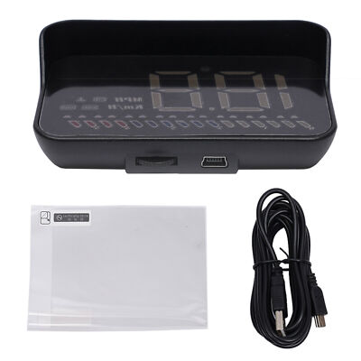 Digital Car GPS HUD Universal Head Up Display LED HD Speedometer Overspeed Alarm