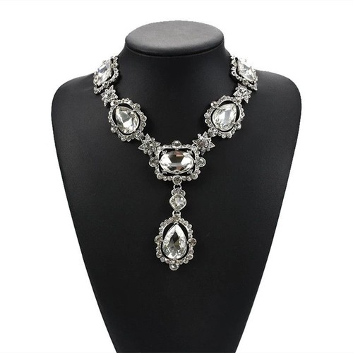 Collares de cristal austriaco - Gargantilla de piedra multicolor collar joyería para mujer - Imagen 10 de 17