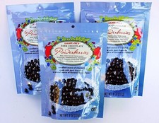 3 Packs Trader Joe's Dark Chocolate Covered Powerberries 8 oz Each Pack