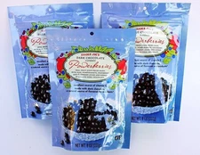 3 Packs Trader Joe's Dark Chocolate Covered Powerberries 8 oz Each Pack