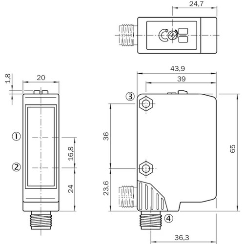 New SICK WL2502P2431 WL250-2P2431 6044699 Photoelectric Sensor Switch Replace - Picture 4 of 7