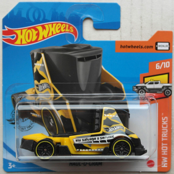 Hot Wheels Haul-O-Gram Schwarz/Gelb Neu/Ovp Race Truck Lkw Motorsport Hw Mattel-image
