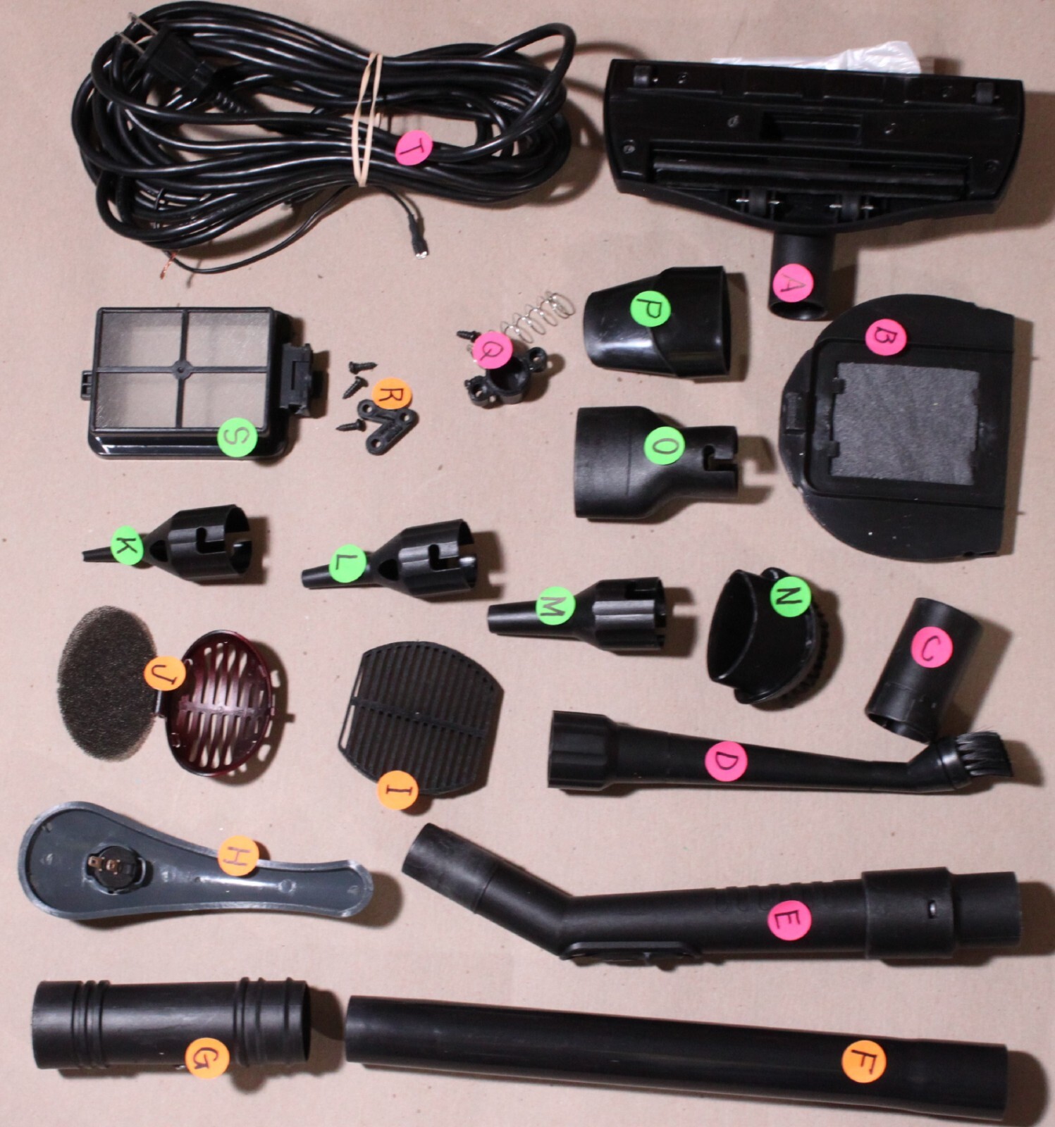 DURABRAND HVC22 HANDHELD VACUUM "REPLACEMENT PARTS" MULTIPLE LISTING
