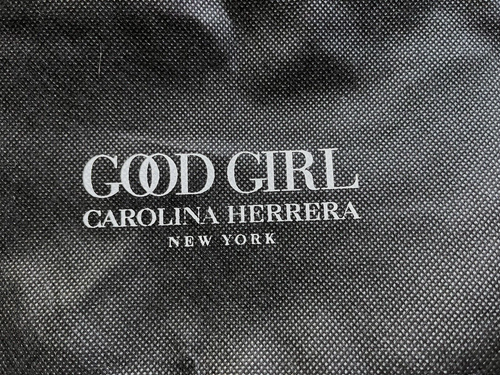 CAROLINA Herrera Good Girl custodia trucco vernice rossa lucida borsa pochette NUOVA - Foto 8 di 8