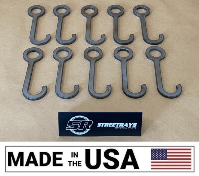 [SR] 6'' Steel Target Gong Round Hook Hanger FOR 3/4'' Pipe & Conduit (Set of 10)