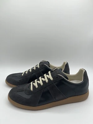 MAISON MARGIELA Maison Martin margiela Black white Black low-top Garry replica sneakers fashion