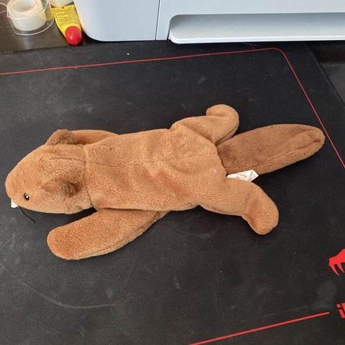 Ty Original Beanie Babies BUCKY the Beaver 10" L Marrón, 1995 #4016 - Imagen 1 de 6