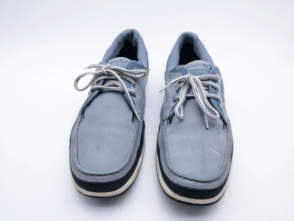 Clarks Hombre Zapatos de Cordones Bajo Informales Azul Talla 47 Eu Tipo 29618-30 - Imagen 3 de 4