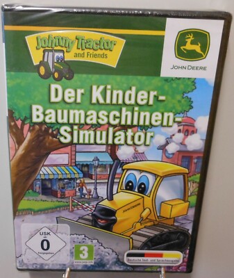 Kinder Baumaschinen Simulator PC Spiel CD-ROM Software John Deere Deutsch T20