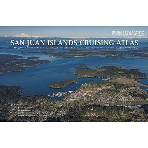 SALE. LATEST EDITION  San Juan Islands Cruising Atlas - spiral-bound 